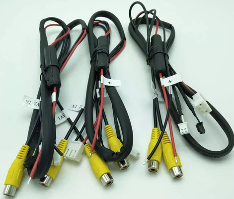 ชุดสายไฟ 18awg หญิงชุดสายไฟ MDVR Power สำหรับเครื่องเสียงรถยนต์
