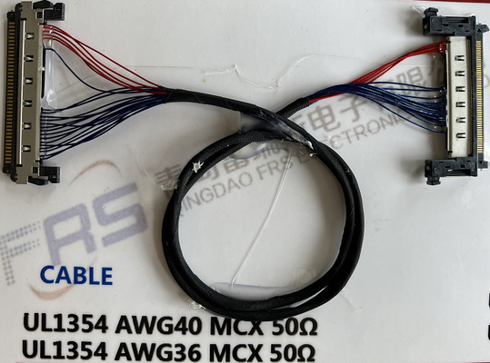 0.3mm LVDS Wire Harness 30AWG 20 Pin Cable หน้าจอแล็ปท็อป