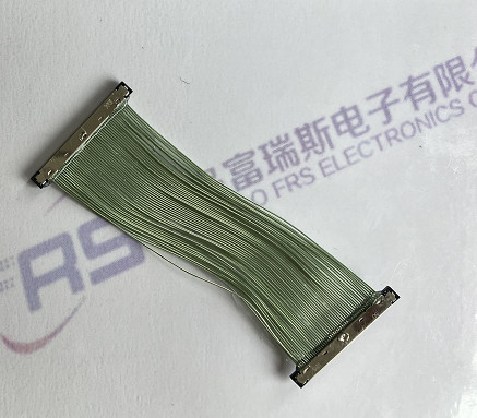 Awg42 50 Pin LVDS สายเคเบิล Micro Coax 0.4mm Harness Assembly