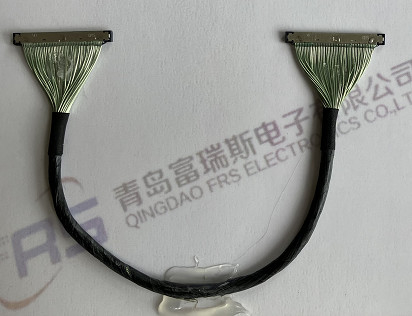 สายไฟ LVDS Awg42 0.4 มม. 50 ขา 190 มม. สายรัดไฟหน้ารถ
