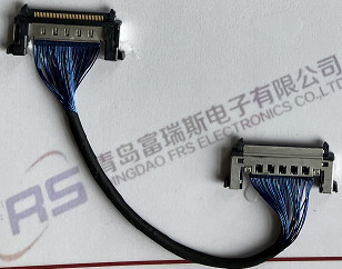 41 Pin LVDS สายรัด Awg36 สายเคเบิลโล่เดียวสำหรับ LCD LED Screen