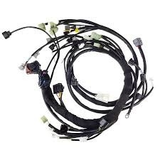 ชุดสายรัดสายไฟ 100 ซม. Double Shield 18awg สัญญาณสำหรับเครื่องเสียงรถยนต์