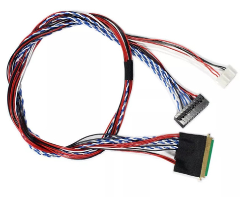 โมดูล LCD LVDS Ffc สายแบนแบบยืดหยุ่นไฟฟ้าที่พิมพ์