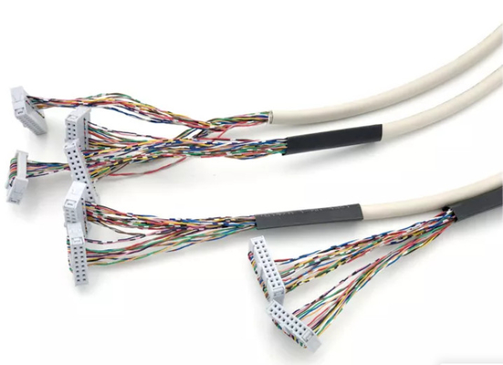 สายแบน FFC ขนาด 2.54 มม. 12-64 พิน Flex Ribbon Twist สำหรับหน้าจอ LCD