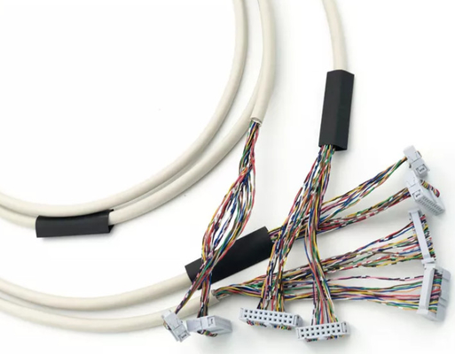 สายแบน FFC ขนาด 2.54 มม. 12-64 พิน Flex Ribbon Twist สำหรับหน้าจอ LCD