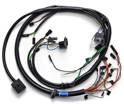 ชุดสายรัดสายไฟ 100 ซม. Double Shield 18awg สัญญาณสำหรับเครื่องเสียงรถยนต์