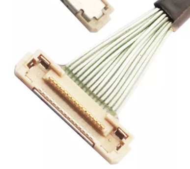 42awg LVDS สายรัด 0.4mm 20.3mm สายเคเบิล 51 Pin EDP
