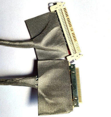 ชุดสายไฟ LVDS 300 มม. HRS Single Shield ชุดสายเคเบิลโคแอกเซียลยืดหยุ่น