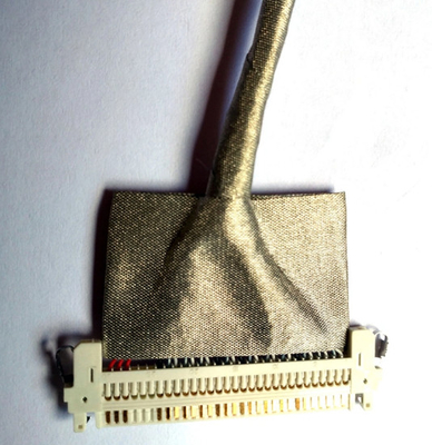 ชุดสายไฟ LVDS 300 มม. HRS Single Shield ชุดสายเคเบิลโคแอกเซียลยืดหยุ่น