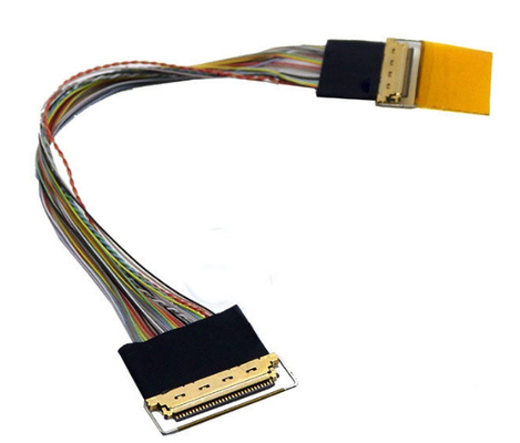 LCD LVDS สายรัด 240 มม. 0.5 มม. สายเคเบิล 30 พินแบบจำลอง