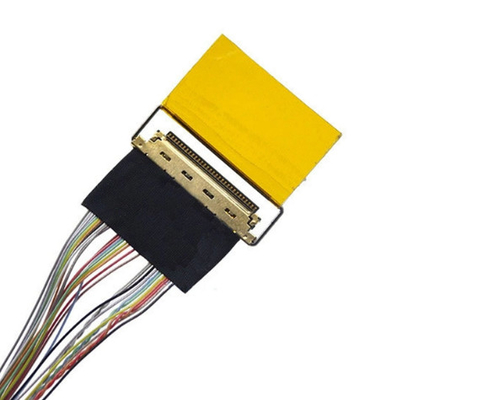 LCD LVDS สายรัด 240 มม. 0.5 มม. สายเคเบิล 30 พินแบบจำลอง