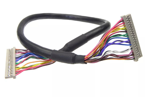 0.3mm LVDS Wire Harness 30AWG 20 Pin Cable หน้าจอแล็ปท็อป