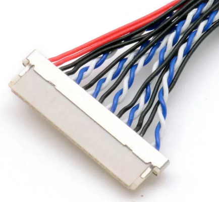 โทรทัศน์ LVDS Wire Harness Black, สายรัดวิทยุขนาด 220 มม. Fot High Definition TV