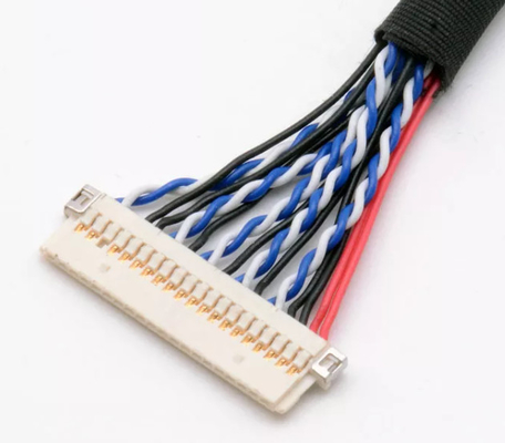 โทรทัศน์ LVDS Wire Harness Black, สายรัดวิทยุขนาด 220 มม. Fot High Definition TV