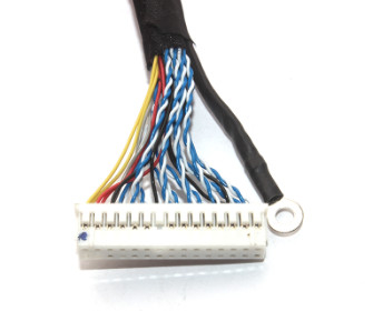 แล็ปท็อป LVDS สายรัด JAE 0.5 มม. ขั้วต่อสายเคเบิลทนทาน