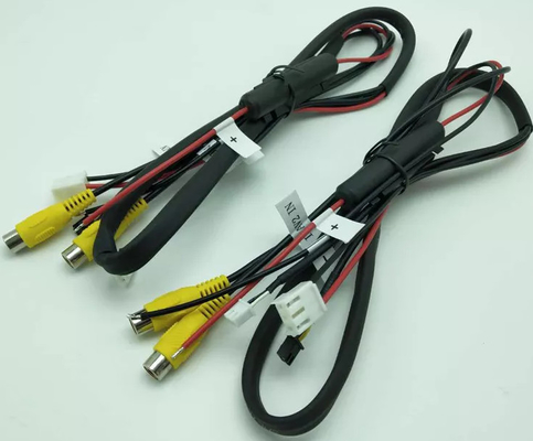 ชุดสายไฟ 18awg หญิงชุดสายไฟ MDVR Power สำหรับเครื่องเสียงรถยนต์