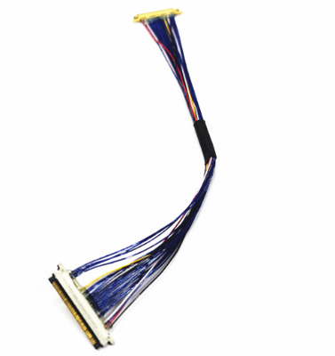 สายเคเบิลไมโครโคแอกเซียลอิเล็กทรอนิกส์ 360 มม. Kel Flat Single Shield