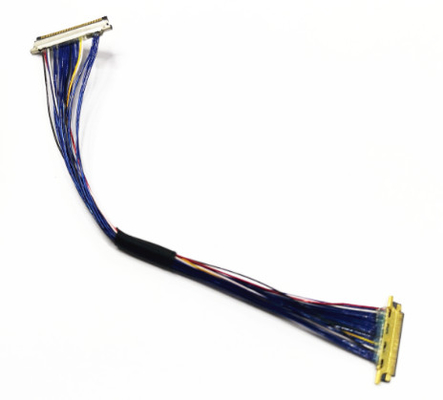 สายเคเบิลไมโครโคแอกเซียลอิเล็กทรอนิกส์ 360 มม. Kel Flat Single Shield