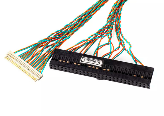 Molex 1.8 ม. ชุดสายรัดสายโคแอกเชียลแบนยาวนิกเกิล
