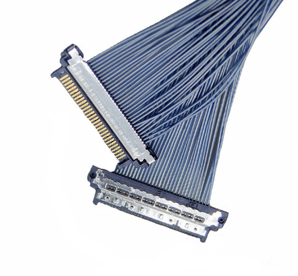 26awg 28awg สายโคแอกเชียลแบบยืดหยุ่น 32awg Lvds ชุดสายเคเบิลสำหรับกล้อง HD