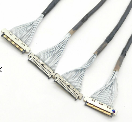 0.4 มม. กล้อง Micro Coax Wire 330 มม. Kel Cable สำหรับการเชื่อมต่อ Pcb