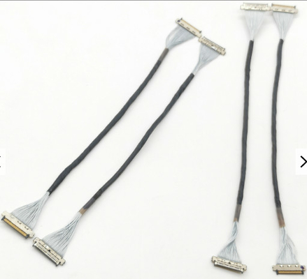 0.4 มม. กล้อง Micro Coax Wire 330 มม. Kel Cable สำหรับการเชื่อมต่อ Pcb