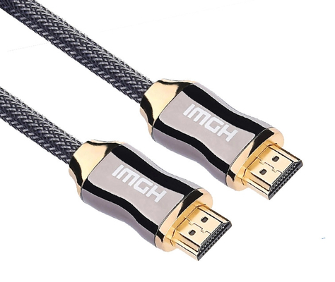 สายเคเบิล Hdmi ถักไนลอน 2.0v 4k 60hz, สายเคเบิล HDMI 3d 4k Hdr