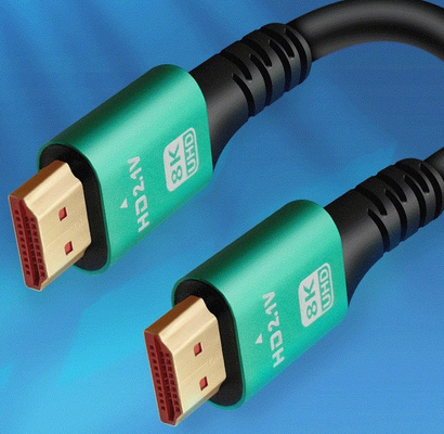 60-120hz HDMI Cable Assembly มัลติมีเดีย 2.1 8k สำหรับเครื่องเล่นดีวีดี