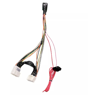 ชุดสายเคเบิลกล้อง 0.3 มม. 0.4 มม. PVC กล้องวงจรปิดเสียงไฟท้าย Ecu Connector Car