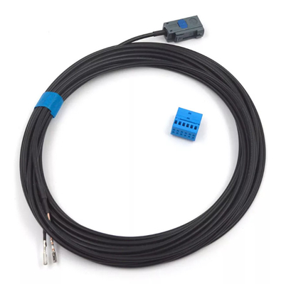 ชุดสายเคเบิลกล้อง ABS สีดำ 210 มม. สายวิดีโอ Single Shield