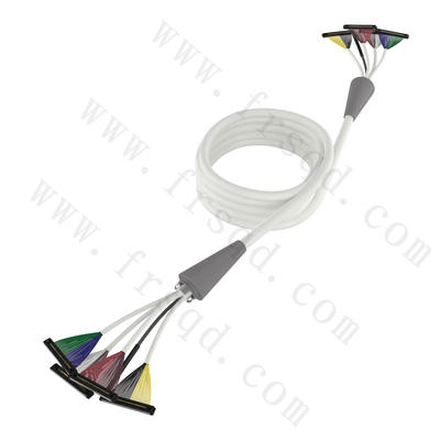 LCD Wire Harness 36-46 AWG สายเคเบิลที่มีความยาวที่แตกต่างกัน